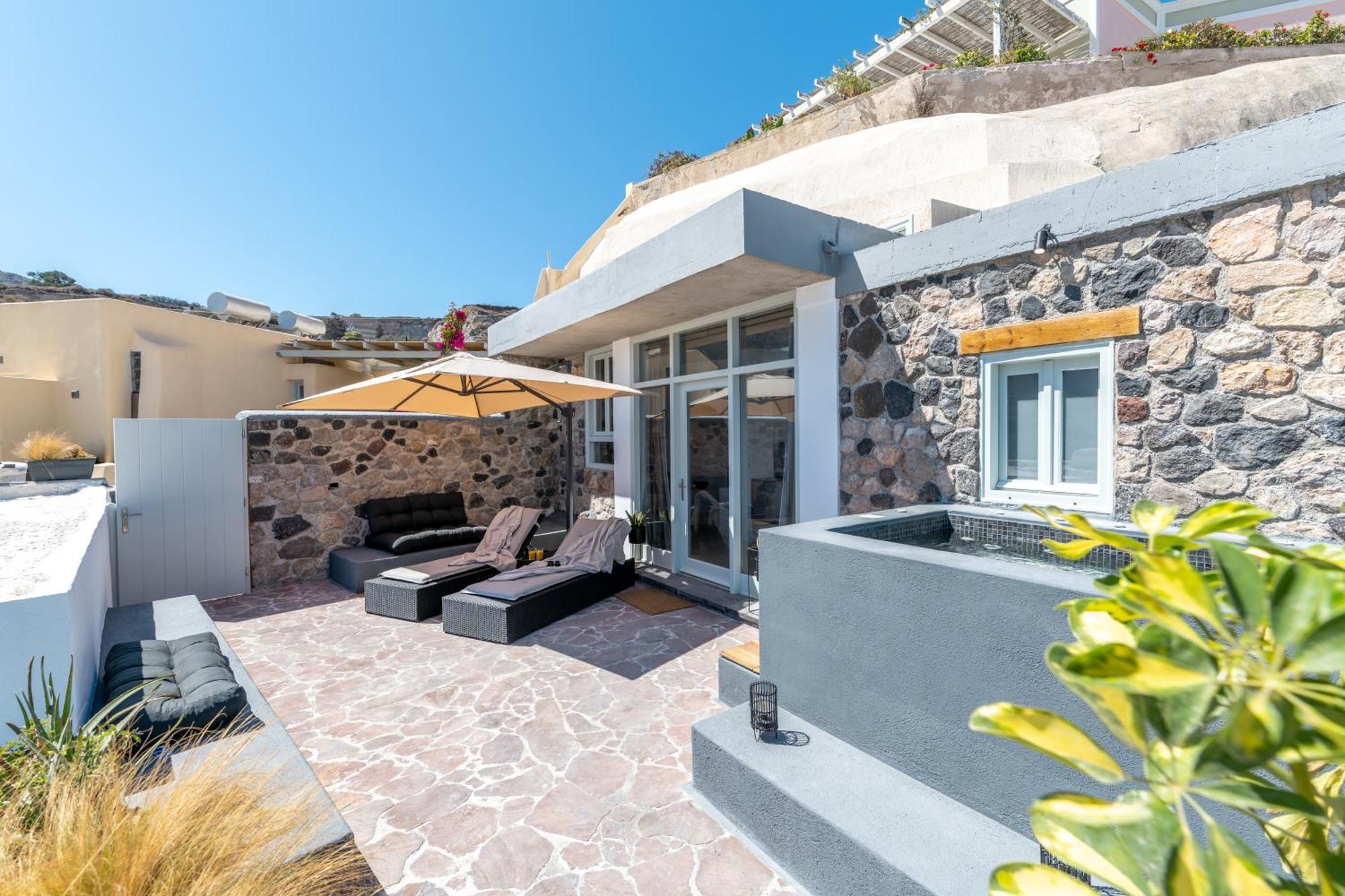 Geminos Complex Villas Kamári المظهر الخارجي الصورة